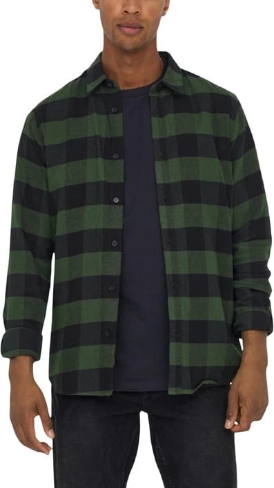 Këmishë Only & Sons për meshkuj, e gjelbër