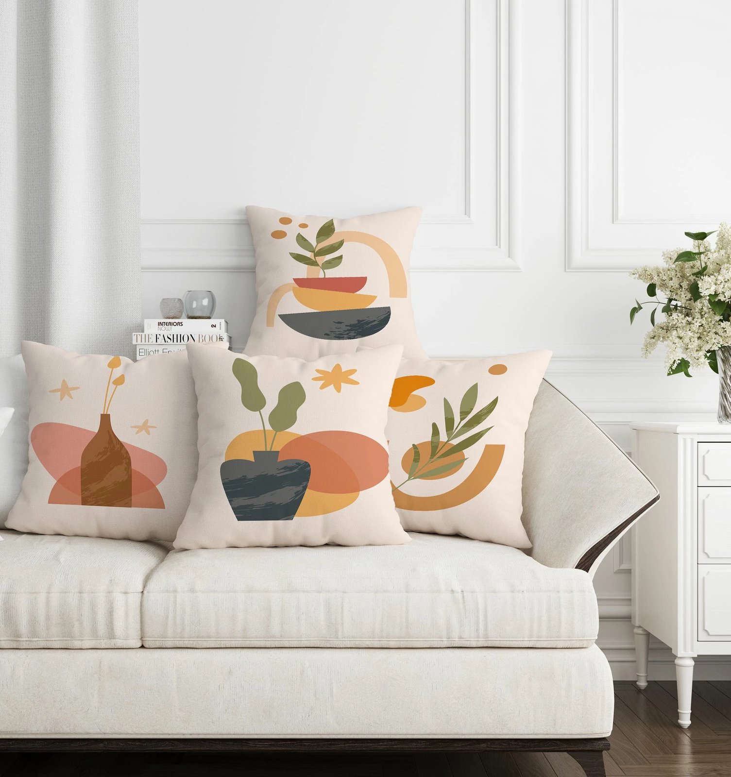 Set mbulesash për jastëkë (4 copë), dizajn Aberto, ASR-plw4 - 3