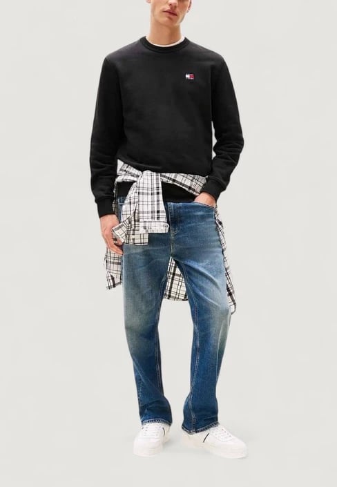 Duks për meshkuj Tommy Hilfiger Jeans, i zi