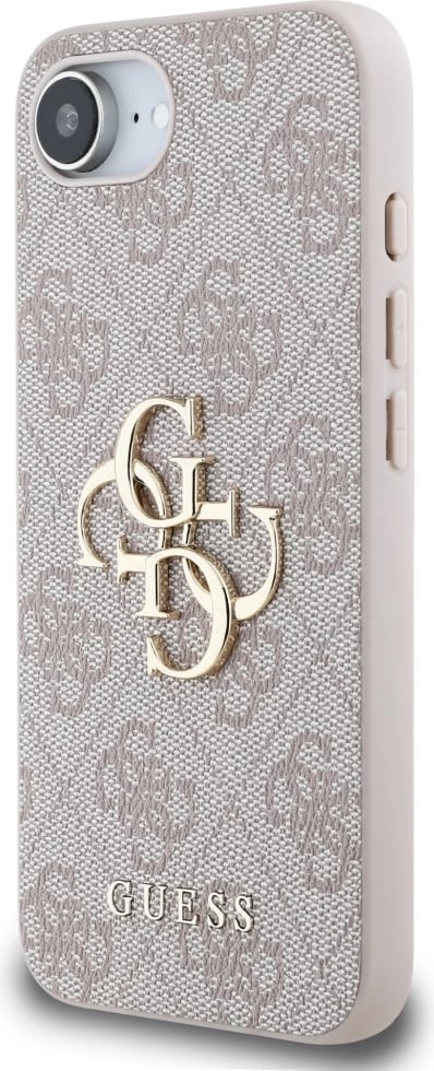 Mbështjellës Guess 4G Big Logo për iPhone 16e, Rozë Mbështjellës Guess 4G Big Logo për iPhone 16e, Rozë