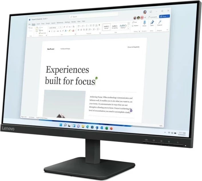 Monitor Lenovo L24-4e, 24 inch, Full HD, 100Hz, IPS, e zi