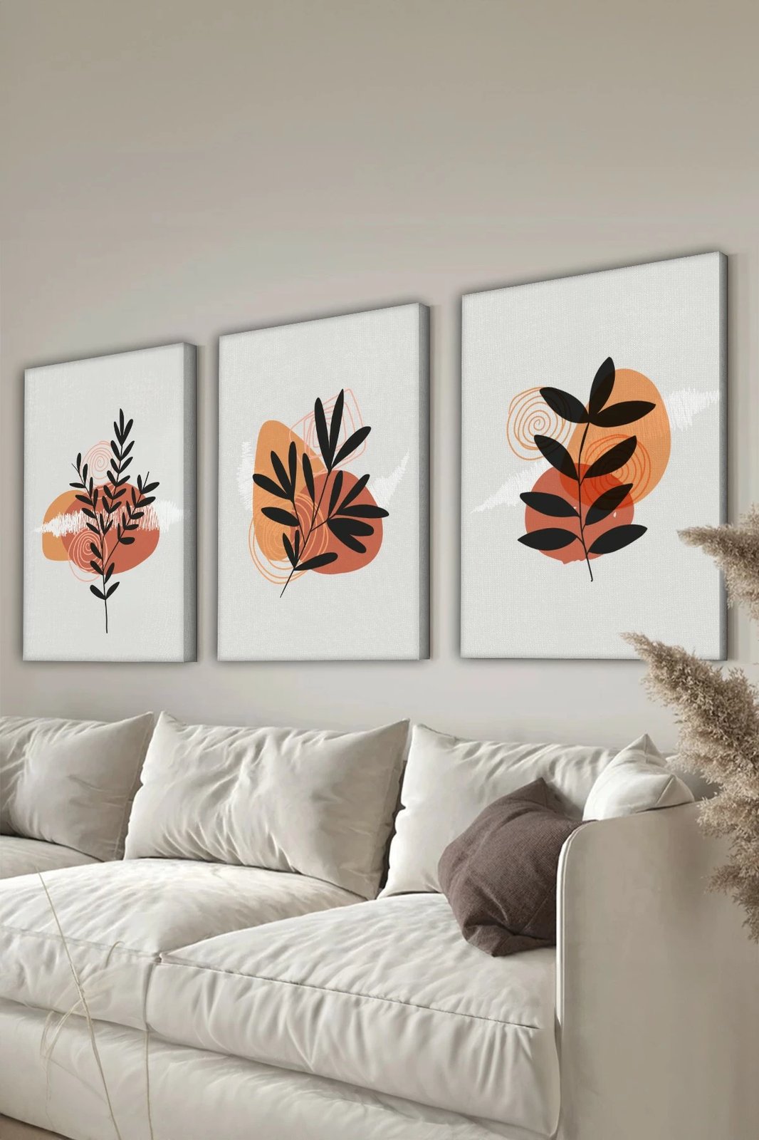 Pikturë dekorative në kanavacë (3 copë), Wallity, 3Cnvs14, 30x40cm