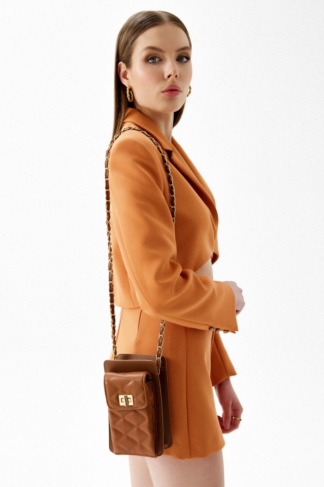 Çantë crossbody ngjyrë tan Lucky Bees, 305