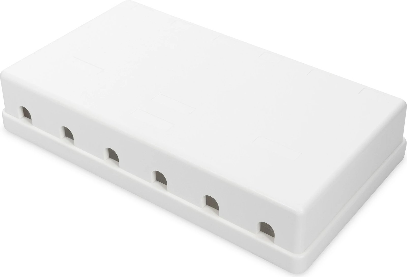 Kutijë konsolidimi Digitus për 6 Keystone, plastikë, e bardhë