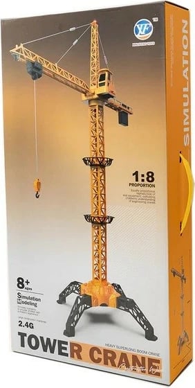 Vinç me telekomandë ASKATO 125831, plastikë, 1:8, verdhë/zi