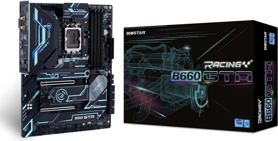 Pllakë amë Biostar B660GTA, Intel, LGA 1700, DDR4-SDRAM, 128 GB, e zezë