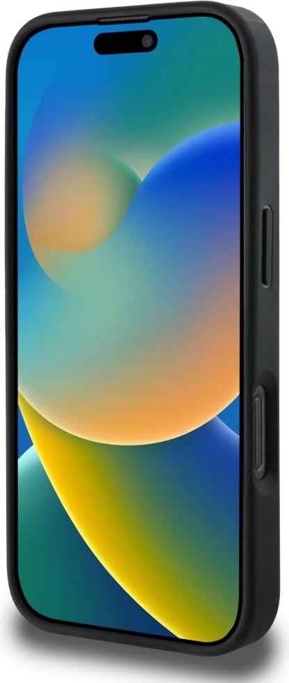 Mbështjellës Guess Grained Roses Big 4G logo për iPhone 16 Pro Max, i zi Mbështjellës Guess Grained Roses Big 4G logo për iPhone 16 Pro Max, i zi