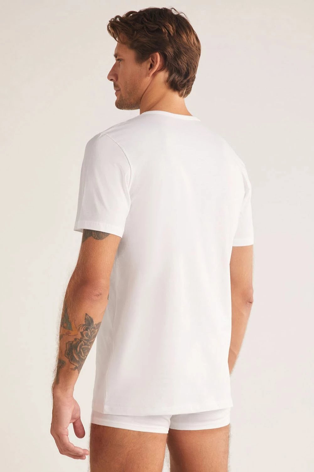 Set fanellash të bardha për meshkuj (2 copë), Jumeon, 1C11CETK111.002.C00018