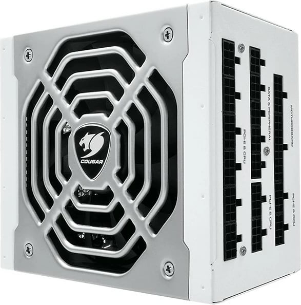 Kasë energjie Cougar Polar 1050W, ATX 3.1, 80 Plus Platinum, modular, bardhë