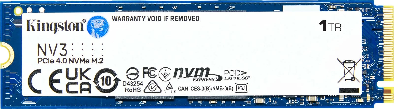 SSD Kingston NV3 1TB, M.2, 6000 MB/s