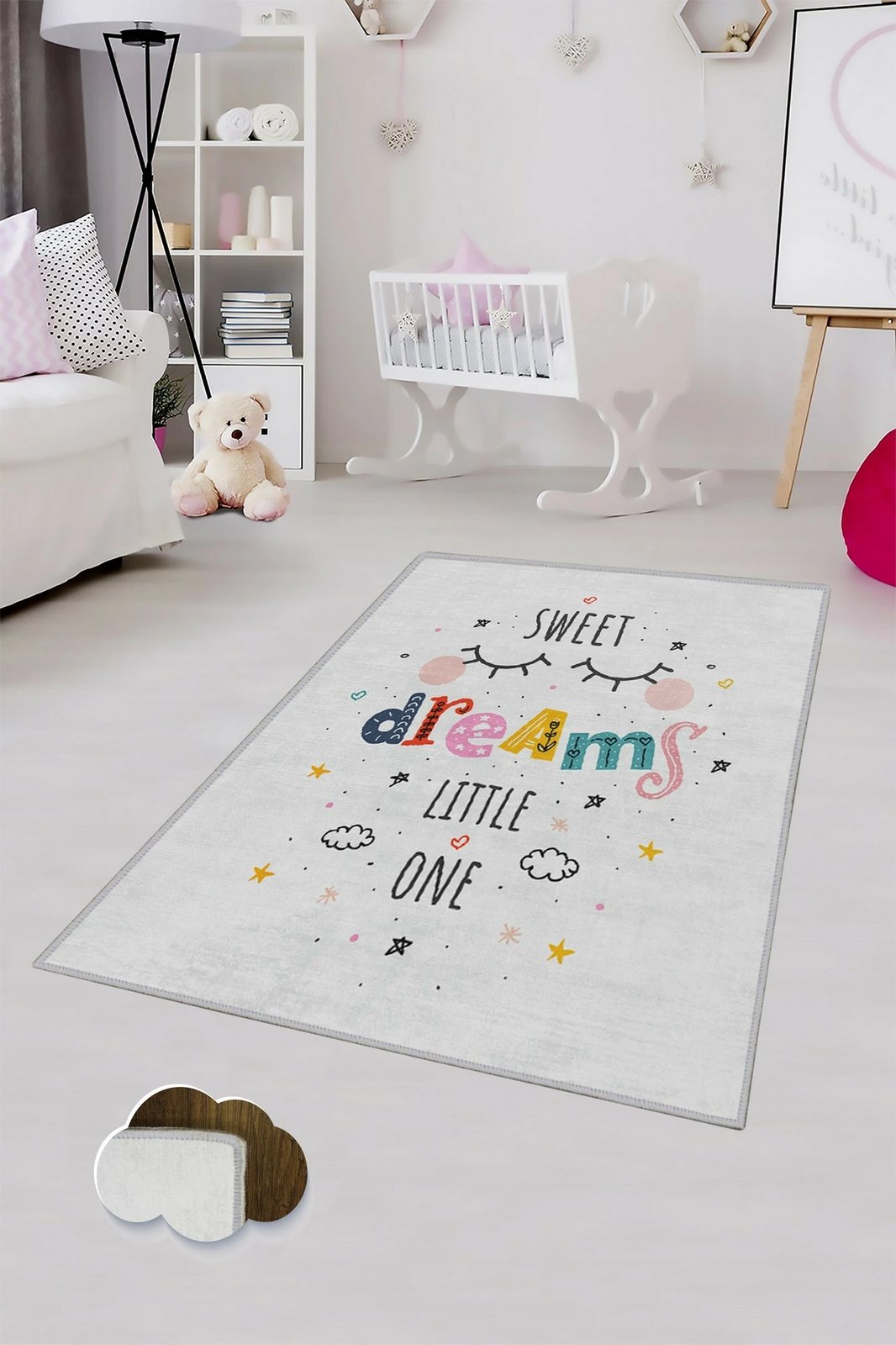 Qilim për fëmijë, shumëngjyrësh, 120x180cm, Conceptum Hypnose, KHMFESTO0029KEÇE