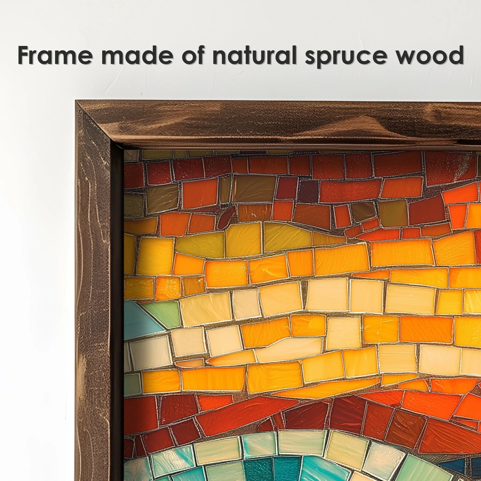 Pikturë dekorative me kornizë, MDF, shumëngjyrëshe, Wallity, EMR018, 40x120x3.5cm