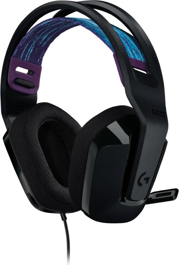 Kufje gaming Logitech G335, me kabllo, ngjyrë e zezë