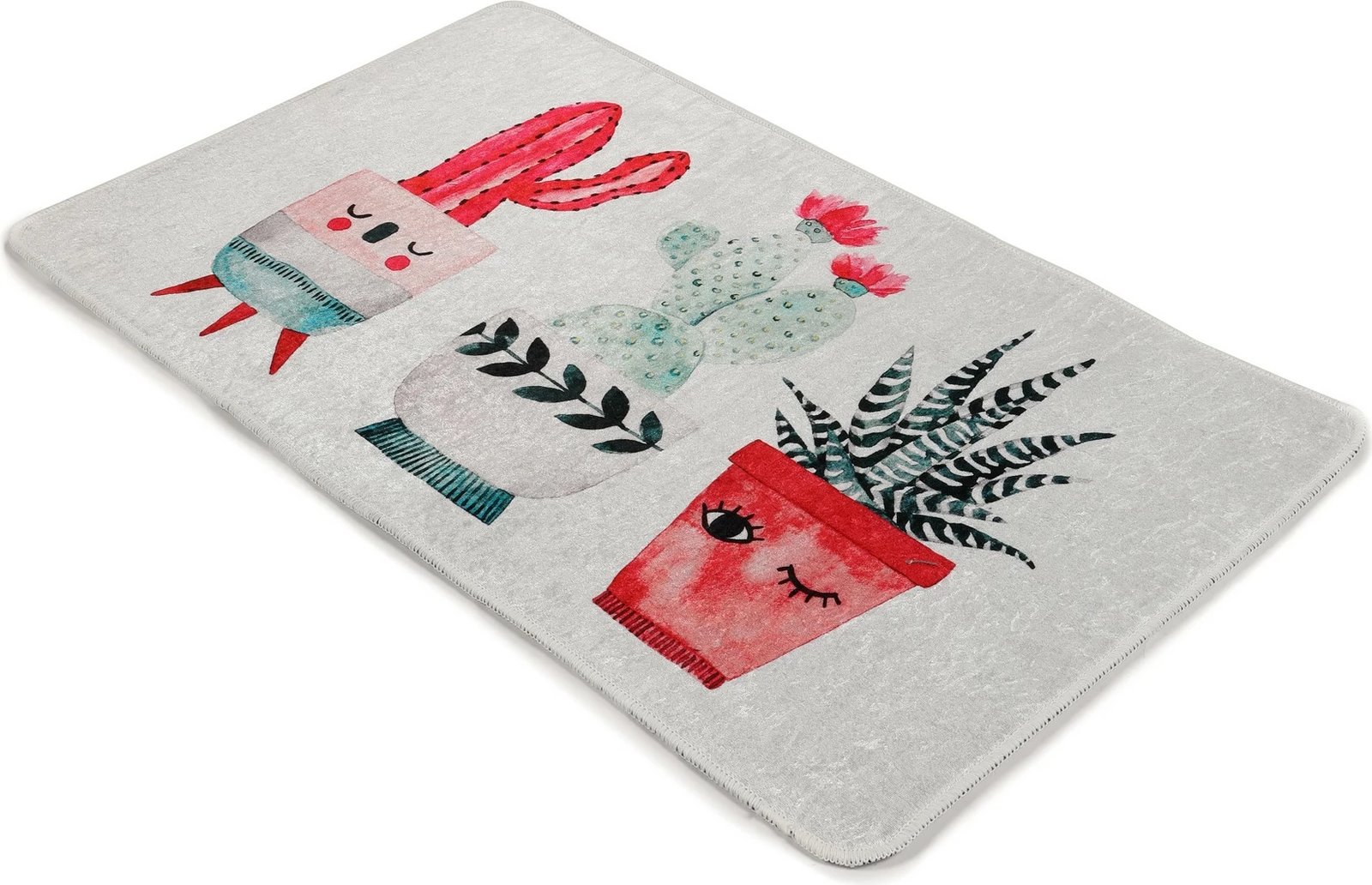 Qilim (60x90) Conceptum Hypnose, Happy Cactus DJT, shumëngjyrësh