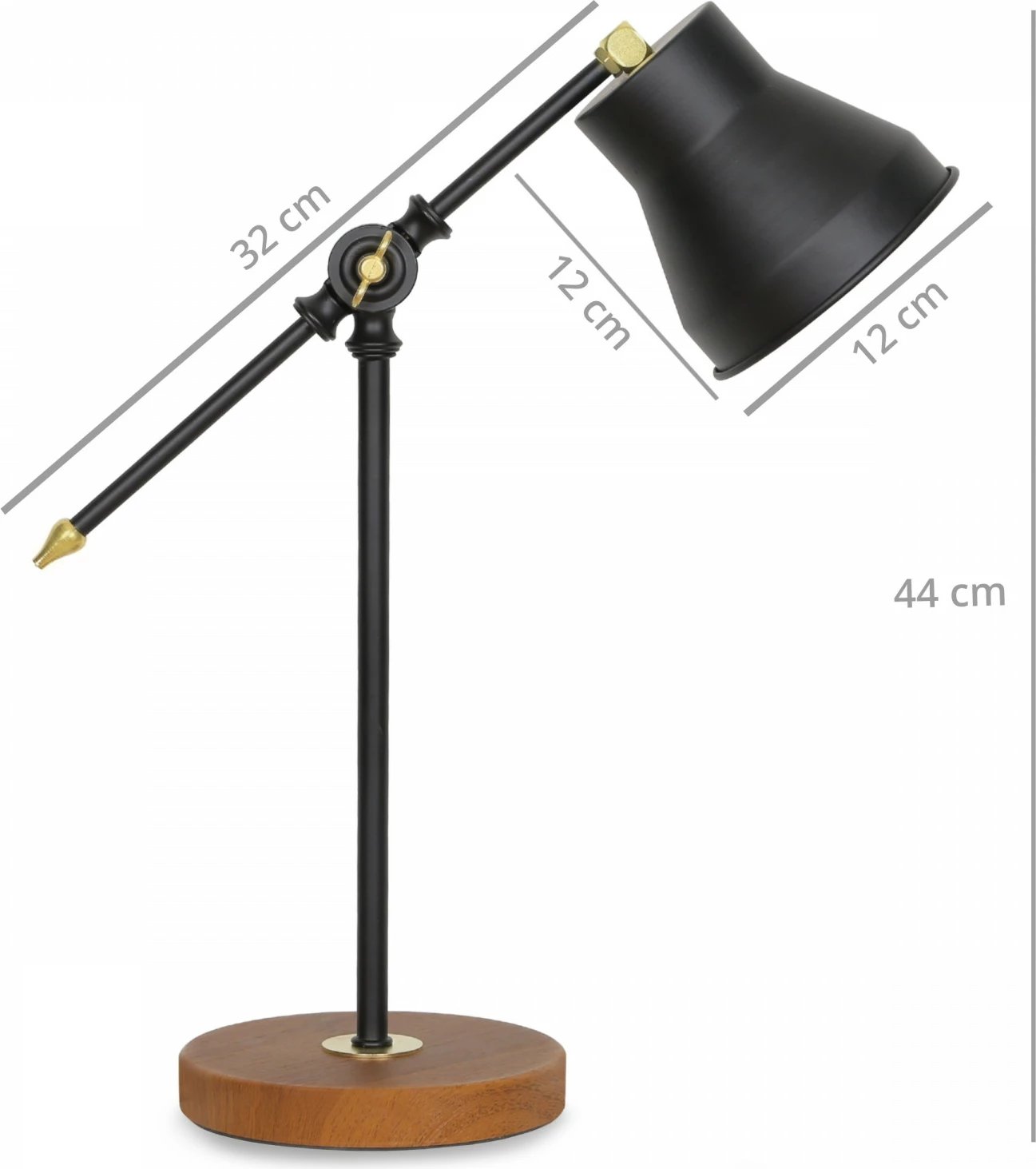 Llambë tavoline Opviq, AYD-2778, e zezë