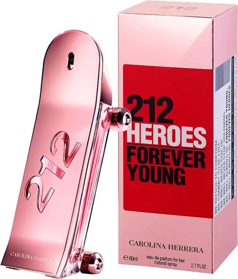 Eau de Parfum për femra Carolina Herrera 212 Heroes For Her, 80ml