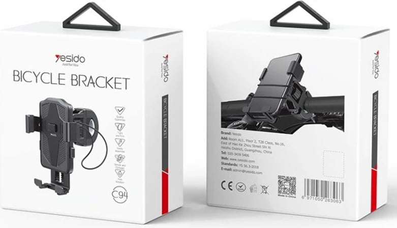 Mbajtes Telefoni Per Moto Dhe Bike  360°