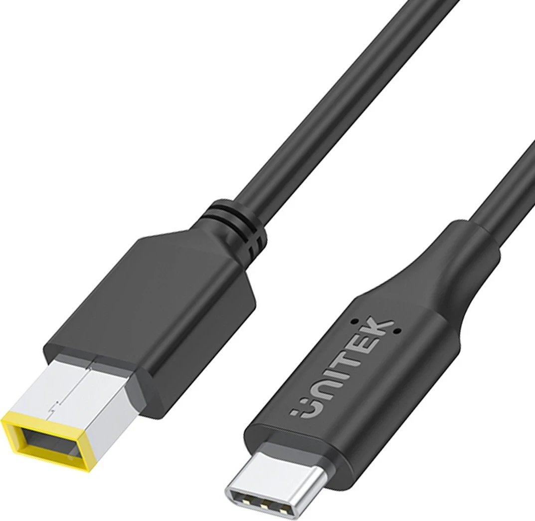 Kabeli i Energjisë për Laptop Unitek 65W USB-C - DC11*4,5mm, i zi