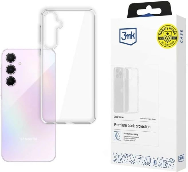 Mbështjellës transparent për celular 3MK Clear Case, për Samsung A55 5G A556, TPU