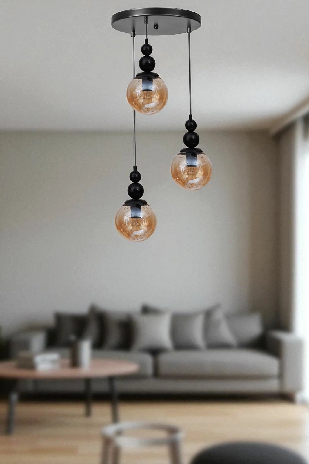 Llambadar Opviq, 9053-3, ngjyrë mjaltë dhe e zezë