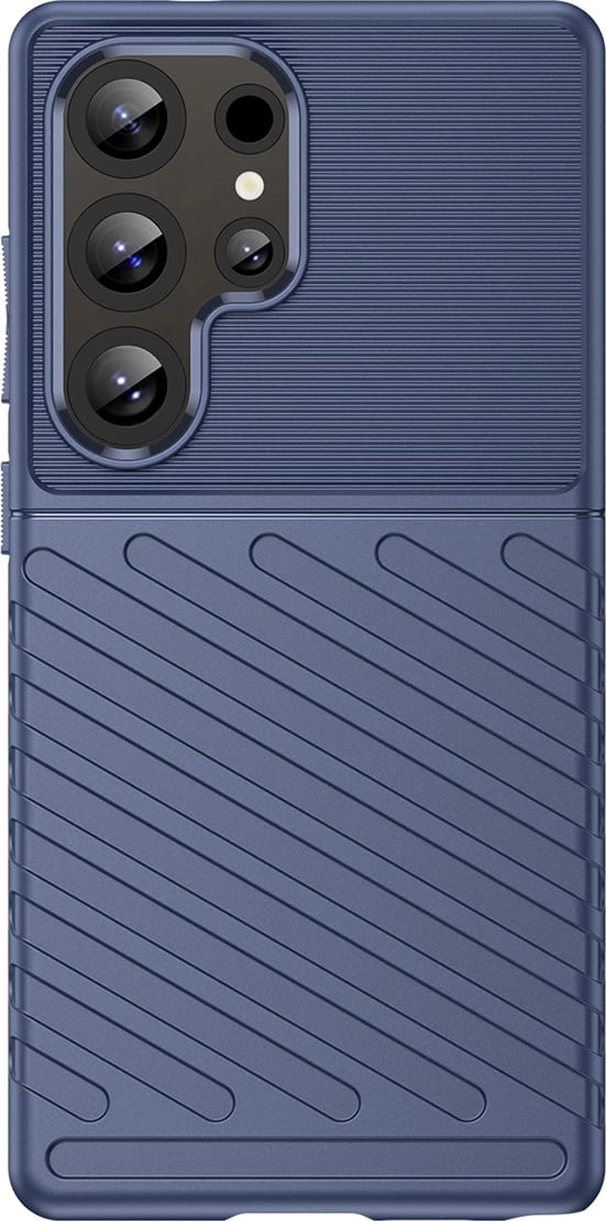 Mbështjellës Hurtel Thunder Case për Samsung Galaxy S25 Ultra, TPU, Blu