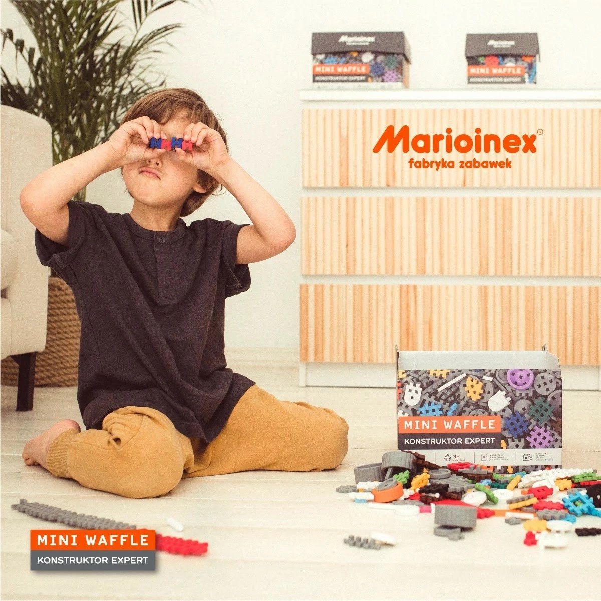 Set ndërtimi Marioinex Mini Waffle Constructor Expert, 501 pjesë, plastikë, për fëmijë