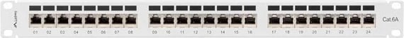 Patch panel Lanberg PPSA-1024-S, 1U, Gri