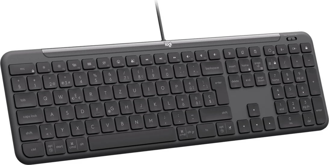 Tastierë, Logitech, Signature Slim K620 US INT'L 920-013333, madhësi standarde, Graphite