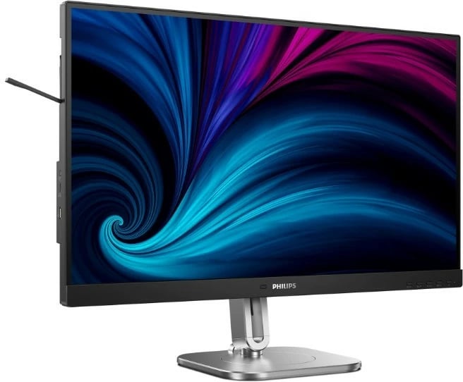 Monitor Philips 27B2N4500 27" QHD 120Hz IPS HDMIx2 DP USB-C pivot altoparlantë grafit/argjendtë