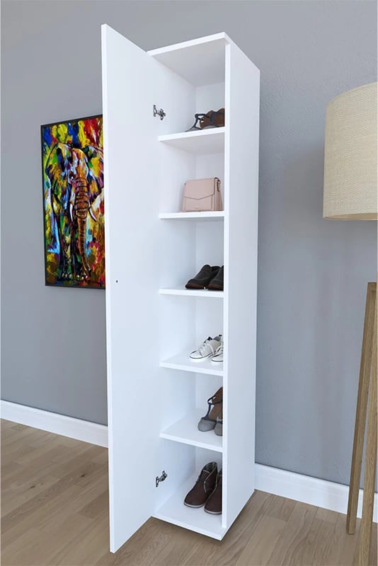 Kabinet Juan i bardhë 30x35x177cm