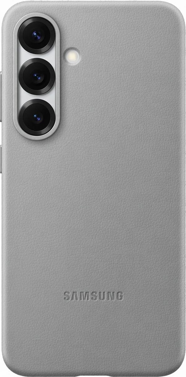 Mbështjellës Samsung KindSuit Case EF-VS931PJEGWW për Galaxy S25, lëkurë ekologjike, gri
