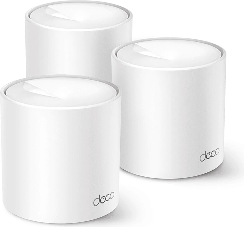 Sistem Mesh Wi‑Fi, TP-Link, Deco X1500, e bardhë, 3-pack