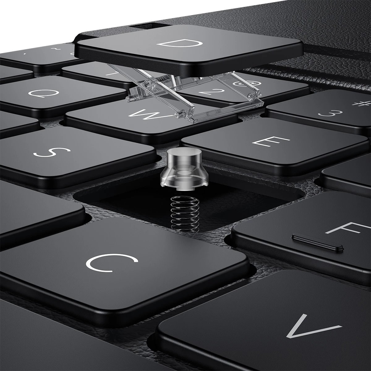 Mbështjellës me tastierë Baseus Brilliance Series për iPad 10.2'' (2019/2020/2021), me USB-C kabllo, e zezë