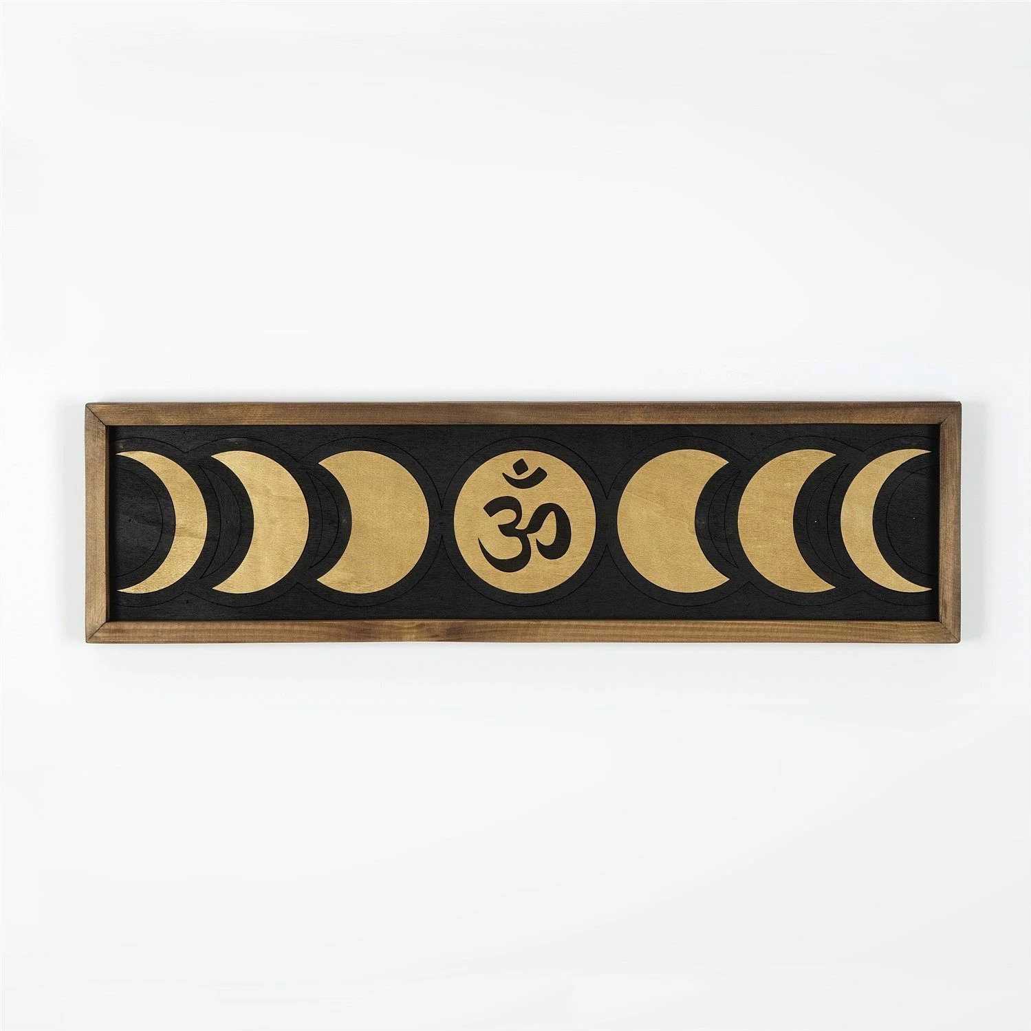 Aksesor dekorativ prej druri për mur, Wallity, ART057