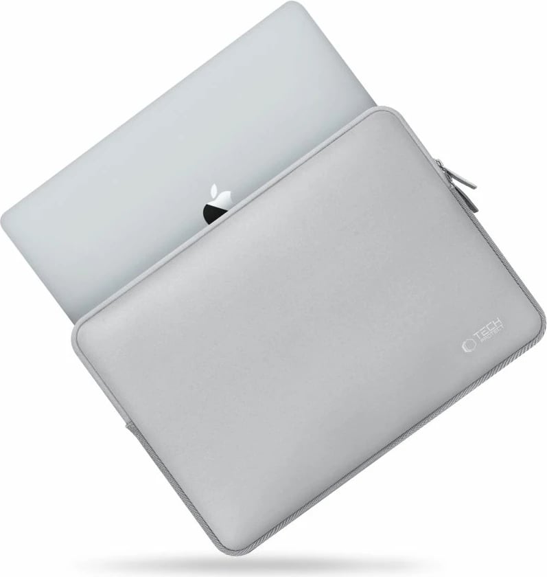 Kasë laptopi Tech-Protect NeoSlim 13-14 inç me çantë aksesorësh, Gri set