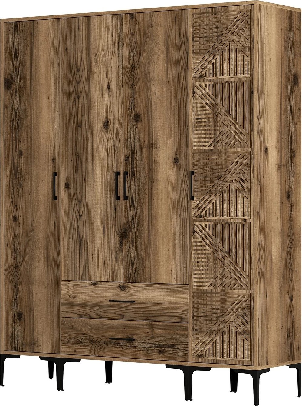 Dollap garderobe, ngjyrë arre, Skye Decor, Kumsal STP