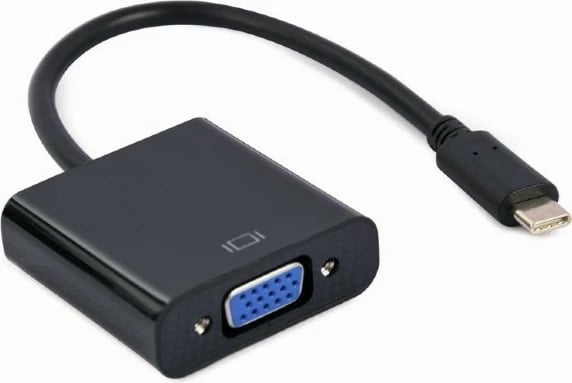 Adapter USB-C në VGA Gembird A-CM-VGAF-01, 1080p 60Hz, i zi