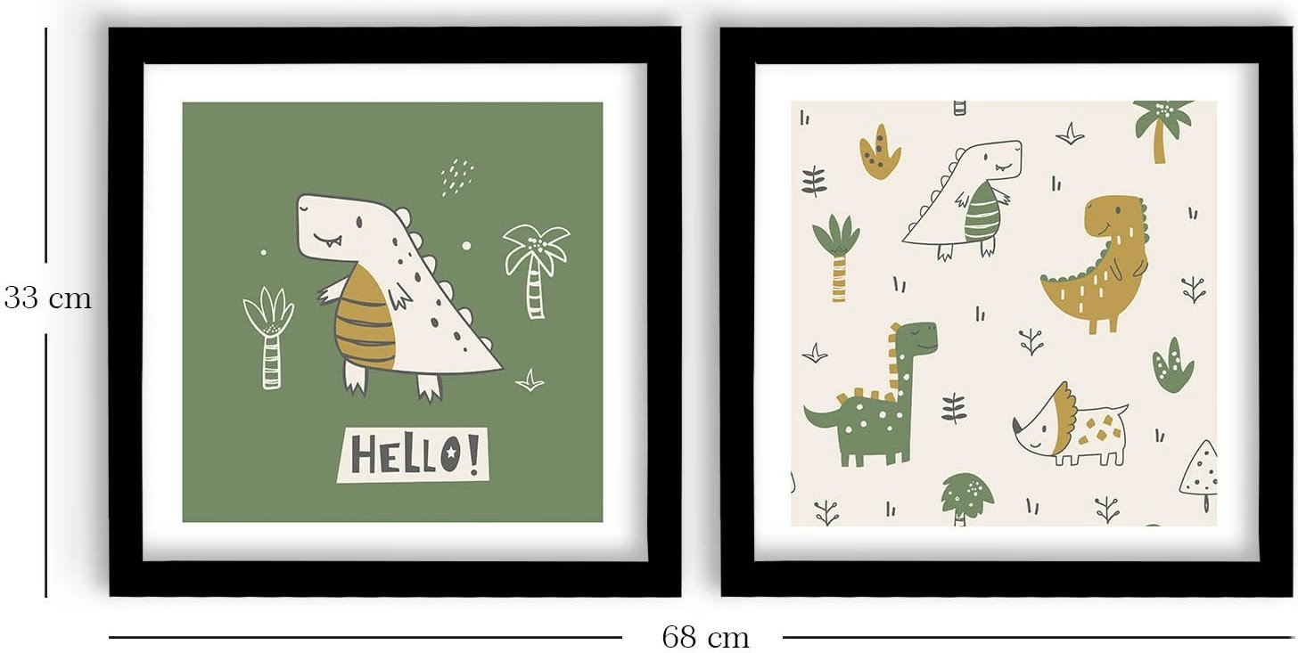 Pikturë dekorative me kornizë MDF (2 copë), Wallity, 2P3333SCT-011