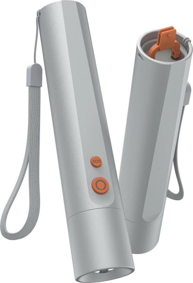 Elektrik dore LED, Hama, FL250 (228602), 250 lm, rreze 65 m, 4 modalitete me difuzer, argjendtë