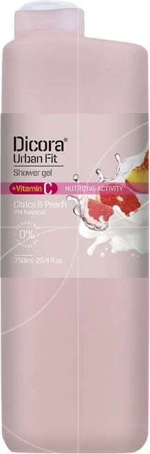 Xhel dushi unisex Dicora Urban Fit Vitamin C 750ml
