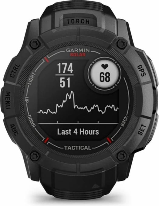 Orë sportive Garmin Instinct 2X Solar Tactical Edition, e zezë