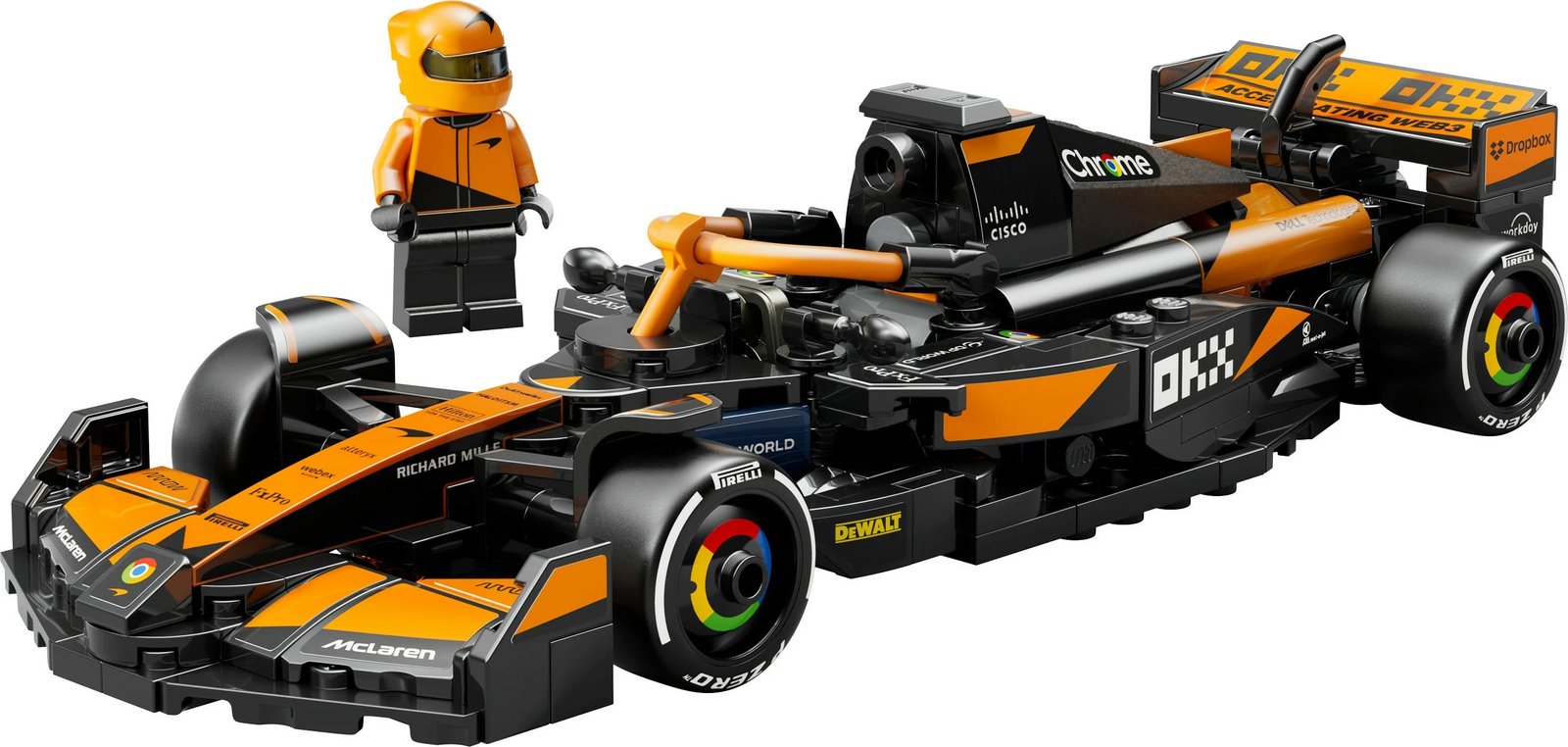 Set ndërtimi LEGO McLaren F1® Team MCL38, 269 pjesë, shumëngjyrësh