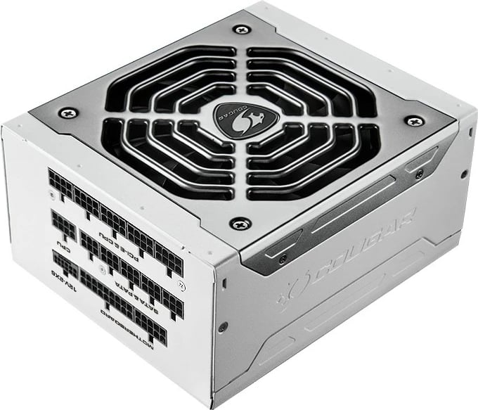 Furnizues energjie Cougar POLAR X2 1050W, ATX3.1, 80 Plus Platinum, modular, bardhë