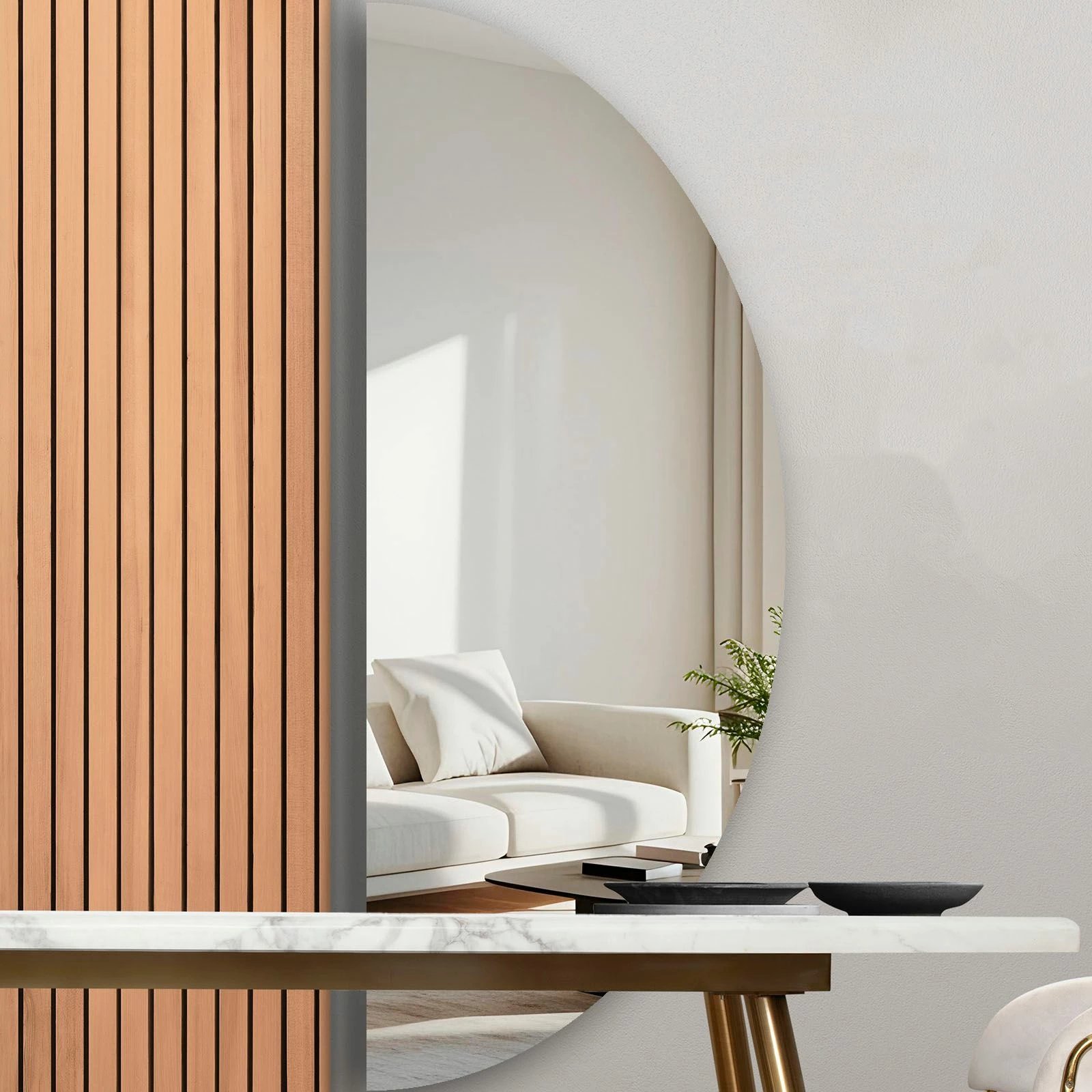 Pasqyrë Skye Decor, shumëngjyrëshe, 52x135cm, 52135Ayna-002