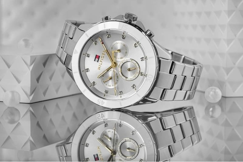 Orë dore për femra Tommy Hilfiger, argjend