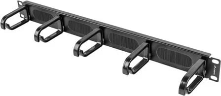 Organizues kabllosh Lanberg AK-1203-B, 1U, për kasë 19", Zi