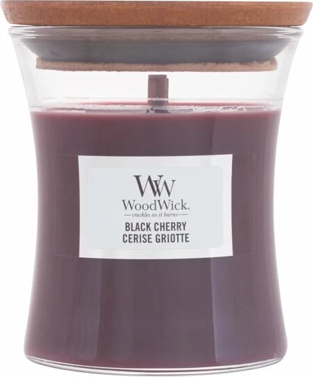 Qiri aromatik WoodWick Black Cherry, 85g