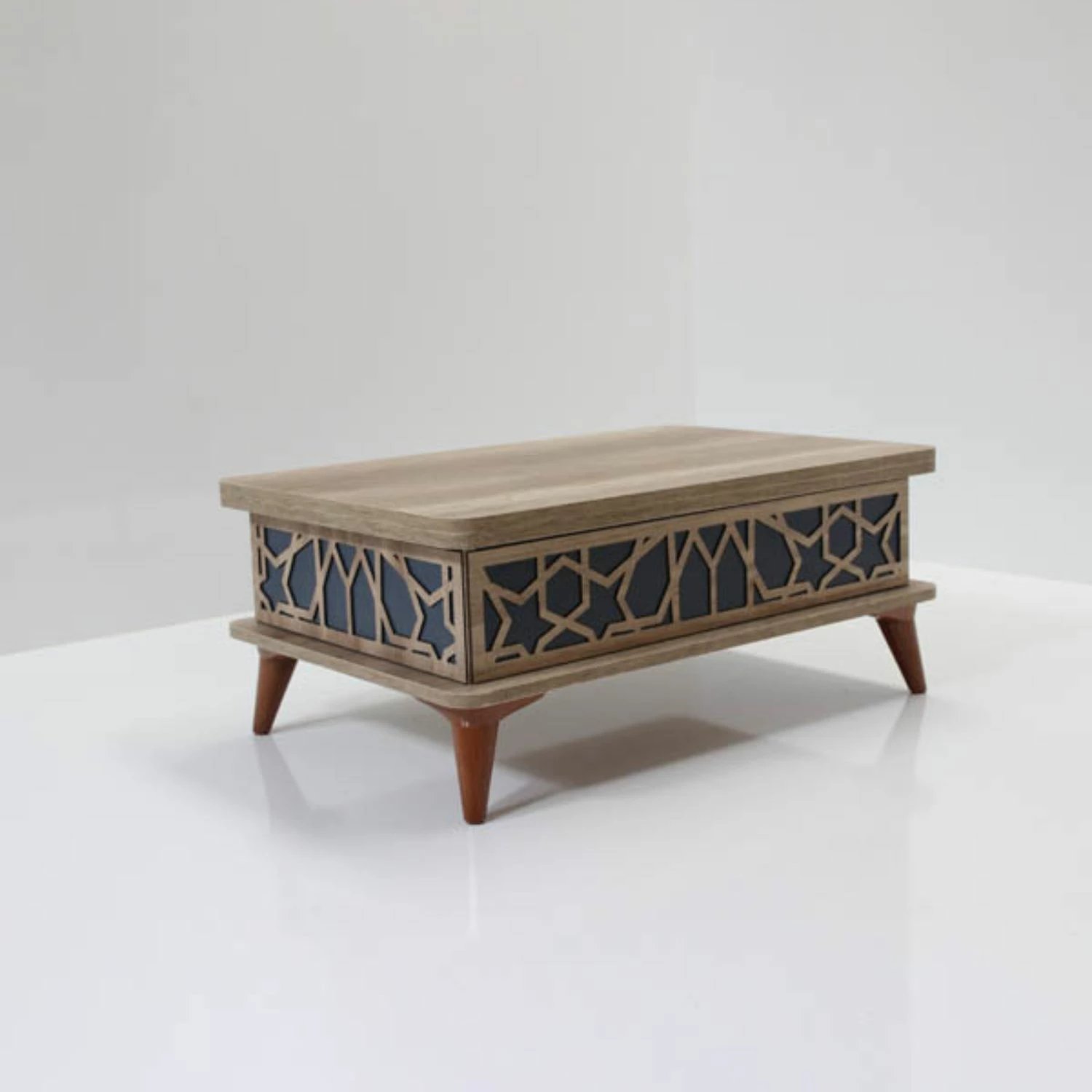 Tavolinë kafeje Skye Decor, Ottowa Ada - Alaska, blu