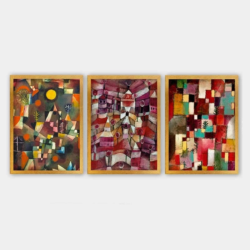 Pikturë dekorative me kornizë (3 copë), Wallity, 3AC_UN811500 _5575