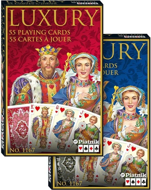 Letra loje Piatnik Luxury, 55 copë, plastifikuara, dizajn klasik